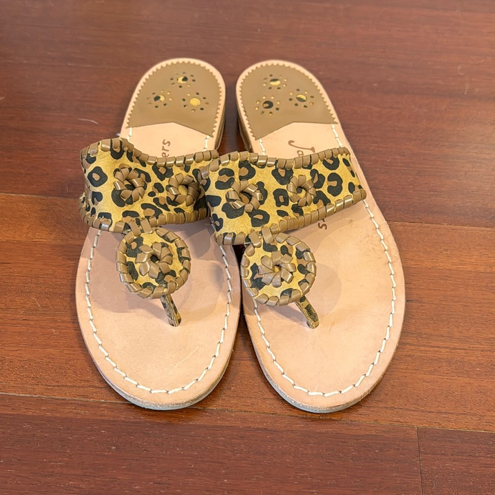 New Jack Rogers Sandals Leopard size 6